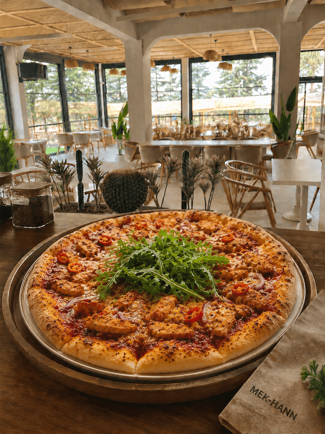CHİLİ TAVUK PİZZA
