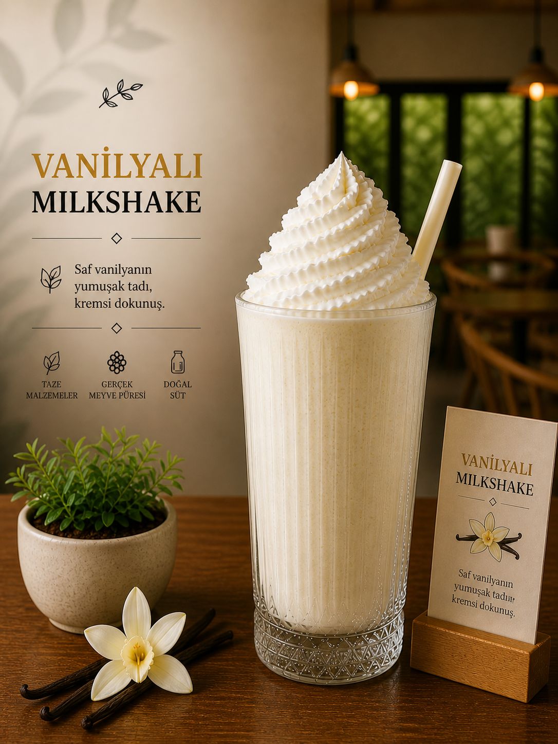 MİLKSHAKE KLASİK (VANİLYA)