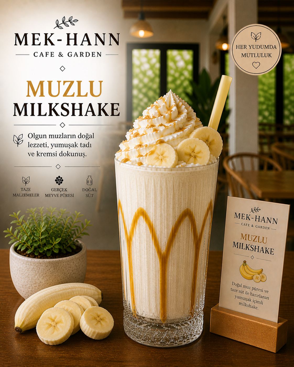 MİLKSHAKE MUZLU