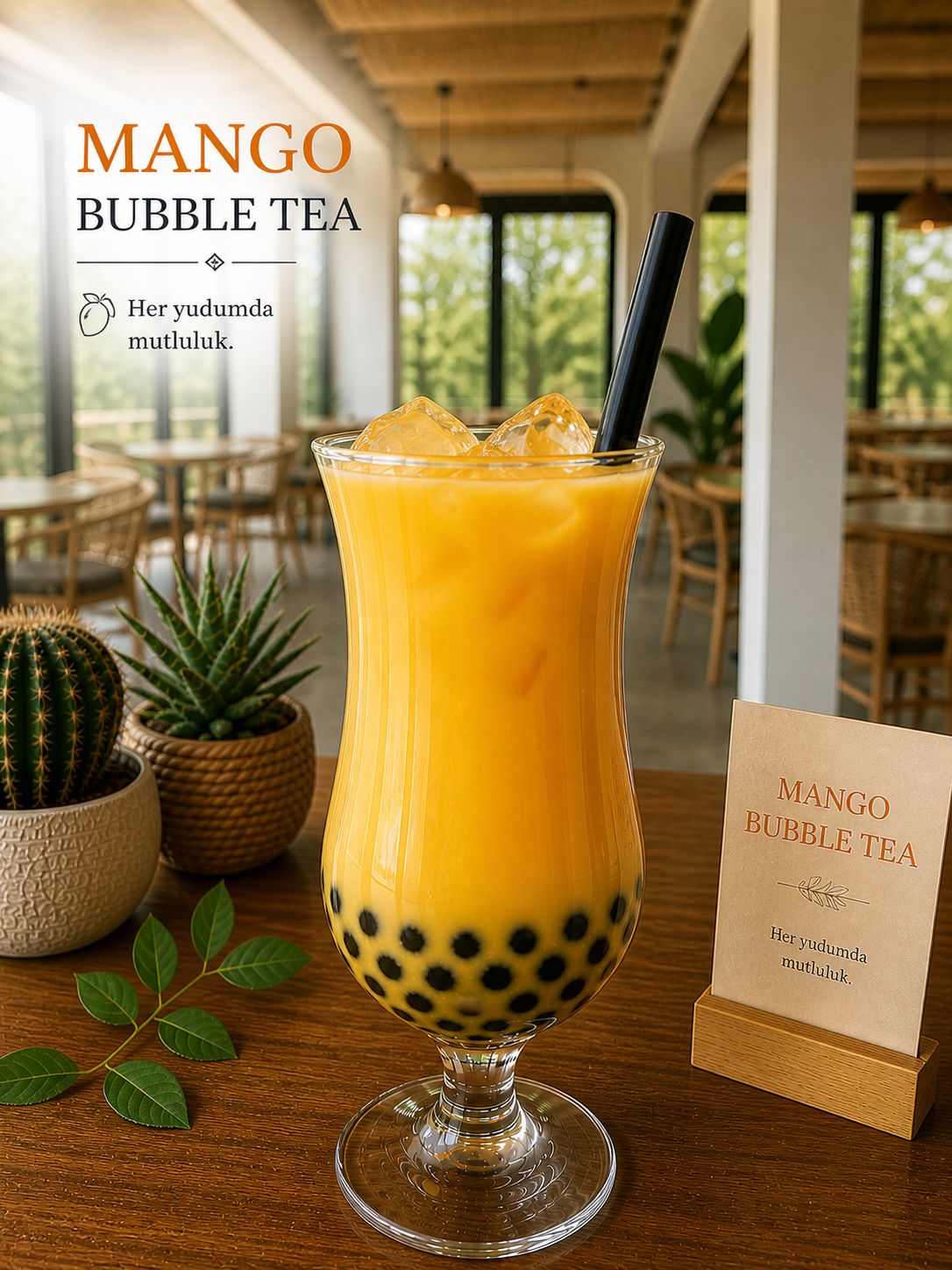 MANGO BUBBLE TEA